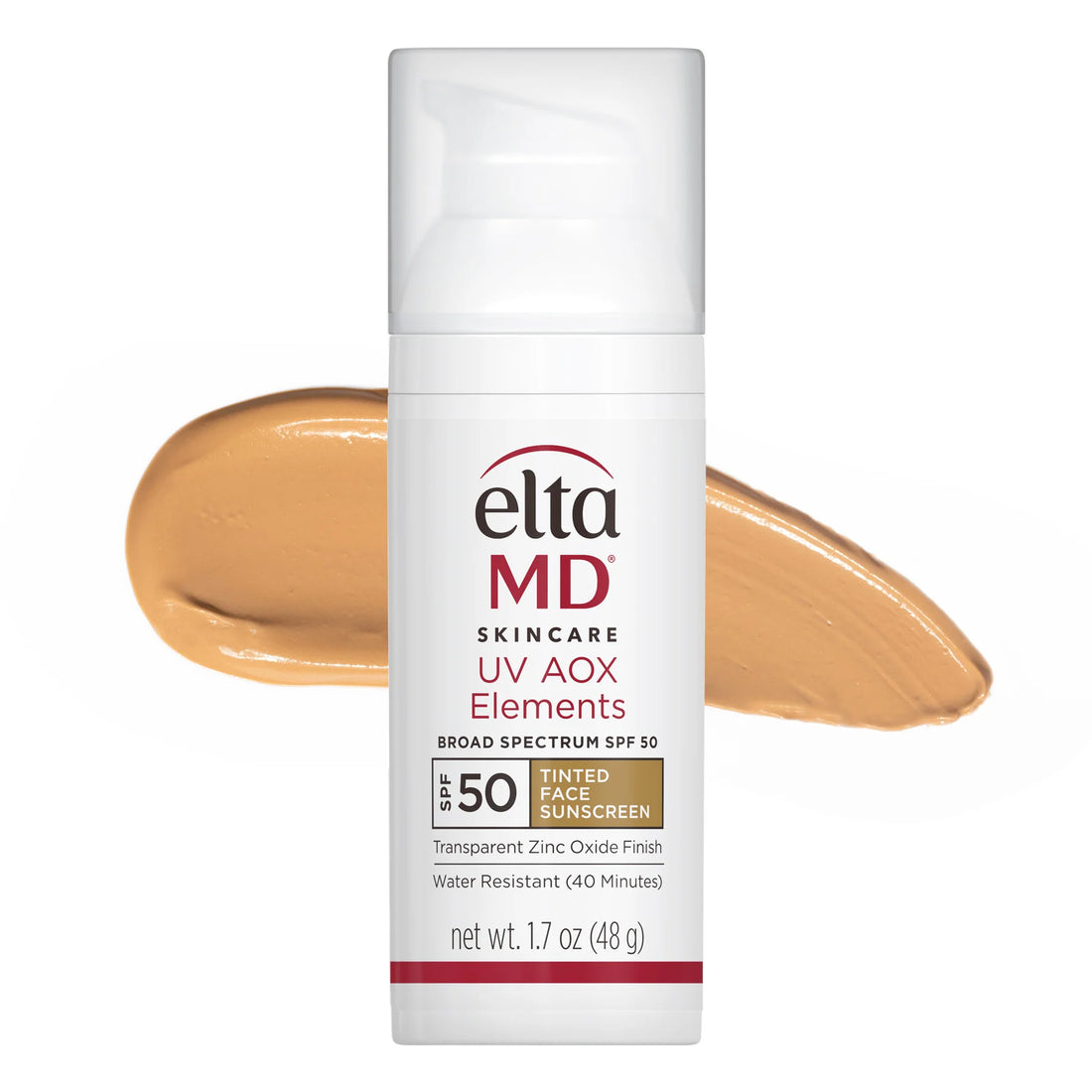 Eleta MD skincare UV AOX Elements bottle on a white background